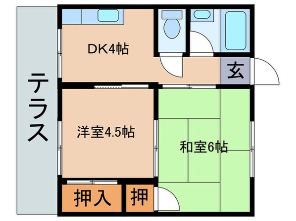 野村ハウスⅡの物件間取画像